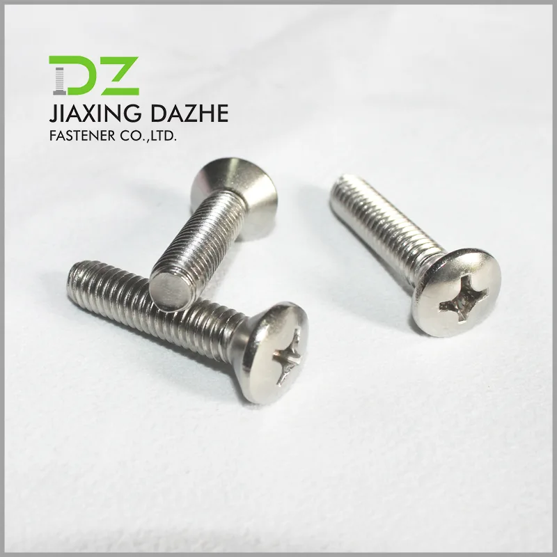 Oval Countersunk Head Machine Screw Oval Countersunk Head Machine Screw